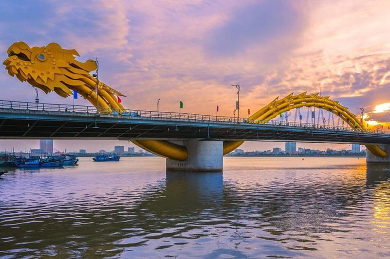 Dragon Bridge in Da Nang, Vietnam